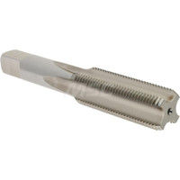 Hertel Straight Flutes Tap: Metric Fine, 4 Flutes, Bottoming, High Speed Steel, Bright/Uncoated 4-1/32" OAL, Right Hand, D6 K027794AS - 02383545