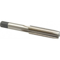 Kennametal M12x1.75 Plug RH 6H D6 Bright High Speed Steel 4-Flute Straight Flute Hand Tap 3.38" OAL, 1.656" Thread Length, Metric Coarse 1544112 - 88413307