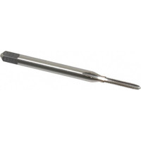 Kennametal M2x0.40 Plug RH 6H D3 Bright High Speed Steel 3-Flute Straight Flute Hand Tap 1-3/4" OAL, 0.438" Thread Length, Metric Coarse 1543707 - 88410709