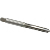 Kennametal M6x1.00 Plug RH 6H D5 Bright High Speed Steel 4-Flute Straight Flute Hand Tap 2-1/2" OAL, 1" Thread Length, Metric Coarse 1544083 - 88412150