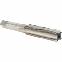 Made in USA Straight Flute Tap: M12x1.25 Metric Fine, 4 Flute, Bottoming Chamfer, HSS, Bright/Uncoated Finish 3-3/8" OAL, D5 19471 - 45646965