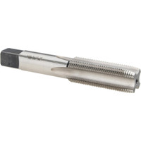 Made in USA Straight Flute Tap: M20x1.50 Metric Fine, 4 Flutes, Plug, High Speed Steel, Bright/Uncoated 4-15/32" OAL, D6, Series 32 55252 - 45646759
