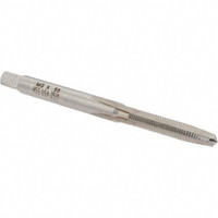 Made in USA Straight Flute Tap: M3x0.50 Metric Coarse, 3 Flutes, Taper, High Speed Steel, Bright/Uncoated 1-15/16" OAL, D3 19221 - 45647187
