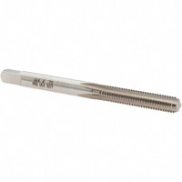 Made in USA Straight Flute Tap: M4x0.7 Metric Coarse, 4 Flute, Bottoming Chamfer, HSS, Bright/Uncoated Finish 2-1/8" OAL, D4 19231 - 45647179