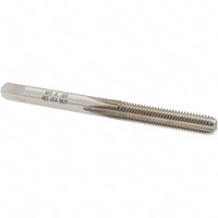 Made in USA Straight Flute Tap: M5x0.80 Metric Coarse, 4 Flutes, Bottoming, High Speed Steel, Bright/Uncoated 2-3/8" OAL, D4 19261 - 45647153