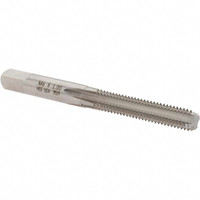 Made in USA Straight Flute Tap: M6x1.00 Metric Coarse, 4 Flutes, Bottoming, High Speed Steel, Bright/Uncoated 2-1/2" OAL, D5 19291 - 45647120