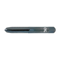 OSG Straight Flute Tap: M12x1.75 Metric Coarse, 4 Flutes, Plug, 6H Class of Fit, High Speed Steel, Nitride/Oxide Coated 1-21/32" Thread Length, 3-3/8" OAL, Right Hand Thread, D6, Series 141C 1608707 - 64161839