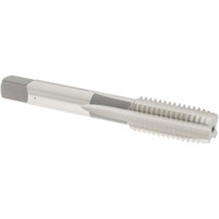 OSG Straight Flute Tap: M14x2.00 Metric Coarse, 4 Flutes, Plug, 6H Class of Fit, High Speed Steel, Bright/Uncoated 1-21/32" Thread Length, 3-19/32" OAL, Right Hand Thread, D7, Series 101M 1975200 - 65135139