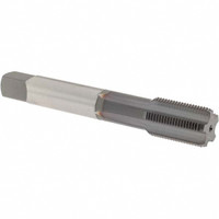 OSG Straight Flute Tap: M20x1.50 Metric Fine, 5 Flutes, Bottoming, 6H Class of Fit, Powdered Metal, TiCN Coated 2" Thread Length, 140 mm OAL, Right Hand Thread, D6, Series 11052 1105201608 - 53671558
