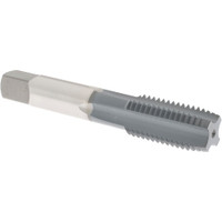 OSG Straight Flute Tap: M20x2.50 Metric Coarse, 4 Flutes, Plug, 6H Class of Fit, High Speed Steel 2" Thread Length, 4-15/32" OAL, Right Hand Thread, D7, Series 101M 1977002 - 65135675