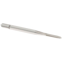 OSG Straight Flute Tap: M2x0.4 Metric Coarse, 3 Flute, Plug Chamfer, 2B Class of Fit, HSS, Bright/Uncoated Finish 15.00 mm Thread Length, 40.00 mm OAL, Right Hand, Series 121 232 - 68558683