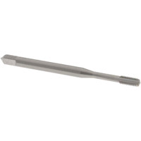 OSG Straight Flute Tap: M3x0.50 Metric Coarse, 3 Flutes, Bottoming, 6H Class of Fit, Solid Carbide, Bright/Uncoated 5/8" Thread Length, 1-15/16" OAL, Right Hand Thread, D3, Series 10061 1006101100 - 70838552