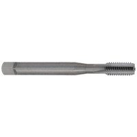 OSG Straight Flute Tap: M3x0.50 Metric Coarse, 3 Flutes, Plug, 6H Class of Fit, Solid Carbide, Bright/Uncoated 5/8" Thread Length, 1-15/16" OAL, Right Hand Thread, D3, Series 10061 1006100100 - 70838693