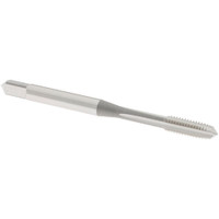 OSG Straight Flute Tap: M4x0.70 Metric Coarse, 4 Flutes, Plug, 6H Class of Fit, High Speed Steel, Bright/Uncoated 3/4" Thread Length, 2-1/8" OAL, Right Hand Thread, D4, Series 101M 1970400 - 65135048