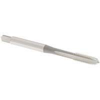 OSG Straight Flute Tap: M5x0.80 Metric Coarse, 4 Flutes, Plug, 6H Class of Fit, High Speed Steel, Bright/Uncoated 7/8" Thread Length, 2-3/8" OAL, Right Hand Thread, D4, Series 101M 1970700 - 65135063