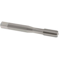 OSG Straight Flute Tap: M8x1.00 Metric Fine, 4 Flutes, Bottoming, 6H Class of Fit, Solid Carbide, Bright/Uncoated 1-1/8" Thread Length, 2-23/32" OAL, Right Hand Thread, D5, Series 10061 1006101700 - 70838529