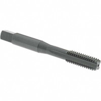 OSG Straight Flute Tap: M8x1.25 Metric Coarse, 4 Flutes, Bottoming, 6H Class of Fit, High Speed Steel, Oxide Coated 1-1/8" Thread Length, 2-23/32" OAL, Right Hand Thread, D5 1971401 - 01559145