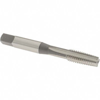 OSG Straight Flute Tap: M8x1.25 Metric Coarse, 4 Flutes, Taper, 6H Class of Fit, High Speed Steel, Bright/Uncoated 1-1/8" Thread Length, 2-23/32" OAL, Right Hand Thread, D5, Series 141 1971200 - 44158236