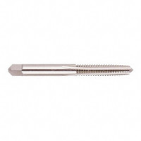 Regal Cutting Tools Straight Flute Tap: M16x2 Metric Coarse, 4 Flute, Plug Chamfer, 6H Class of Fit, HSS, Bright/Uncoated Finish 1-13/16" Thread Length, 3-13/16" OAL, Right Hand, D7 027781AS - 58881715