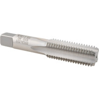 Titan USA Straight Flute Tap: M24x3 Metric Coarse, 4 Flute, Bottoming Chamfer, 6H Class of Fit, HSS, Bright/Uncoated Finish 2.2188" Thread Length, 4.9063" OAL, Right Hand, D8, Series 755 TT93084 - 07968563