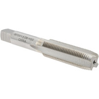 Value Collection Straight Flute Tap: M15x1.50 Metric Fine, 4 Flutes, Plug, 6H Class of Fit, High Speed Steel, Bright/Uncoated 1-13/16" Thread Length, 3-13/16" OAL, Right Hand Thread, D6 JY4993622 - 04993622