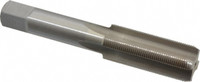 Value Collection Straight Flute Tap: M18x1 Metric Fine, 4 Flute, Bottoming Chamfer, 6H Class of Fit, HSS, Bright/Uncoated Finish 1-13/16" Thread Length, 4-1/32" OAL, Right Hand, D5 JY9036765 - 09036765
