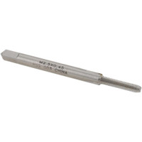 Value Collection Straight Flute Tap: M2.5x0.45 Metric Coarse, 3 Flute, Bottoming Chamfer, 6H Class of Fit, HSS, Bright/Uncoated Finish 1/2" Thread Length, 1-13/16" OAL, Right Hand, D3 JY9036799 - 09036799
