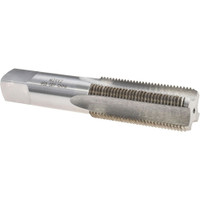 Value Collection Straight Flute Tap: M26x2 Metric Special, 4 Flute, Bottoming Chamfer, 6H Class of Fit, HSS, Bright/Uncoated Finish 2-1/2" Thread Length, 5-1/8" OAL, Right Hand, D7 JY9036906 - 09036906