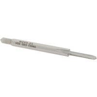 Value Collection Straight Flute Tap: M2x0.25 Metric Fine, 3 Flutes, Plug, 6H Class of Fit, High Speed Steel, Bright/Uncoated 7/16" Thread Length, 1-3/4" OAL, Right Hand Thread, D3 JY4990651 - 04990651