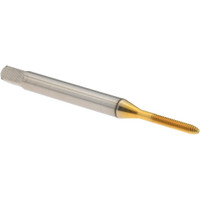 Balax Thread Forming Tap: M1.6x0.35 Metric Coarse, Bottoming, High Speed Steel, TiN Coated D5, Series BXMB 17005-01T - 09330820