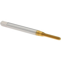 Balax Thread Forming Tap: M2x0.40 Metric Coarse, Bottoming, High Speed Steel, TiN Coated D3, Series BXMB 17283-01T - 00390617