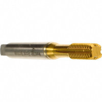EMUGE-FRANKEN Thread Forming Tap: M6x1.00 Metric, 6H Class of Fit, Bottoming, Cobalt, TiN Coated B5991400.0060 - 52287901