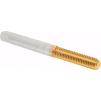 Hertel Thread Forming Tap: Metric, Bottoming, High-Speed Steel, Titanium Nitride Coated 1" Thread Length, 2.5000" OAL, D8 K010457AS25 - 77427847