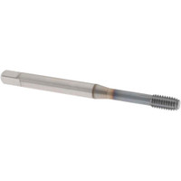 OSG Thread Forming Tap: M6x1.00 Metric Coarse, 4H Class of Fit, Modified Bottoming, Cobalt, TiCN Coated 1" Thread Length, 80 mm OAL, D5, Series 16350 1635006015 - 70647128