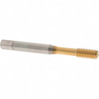OSG Thread Forming Tap: M6x1.00 Metric Coarse, Bottoming, Cobalt, TiN Coated 1" Thread Length, D8, Series HY-PRO NRT 1410103705 - 75677112