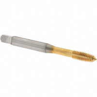OSG Thread Forming Tap: M6x1.00 Metric Coarse, Plug, Cobalt, TiN Coated 1" Thread Length, D8, Series HY-PRO NRT 1410104105 - 07472723