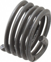 Recoil Screw-Locking Insert: Stainless Steel, 1/4-28 Metric Coarse, 1D 0.25" OAL, Tangless, Dry Film Lubricant Finish, Stainless Steel 14042D - 91907824