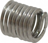 Recoil Screw-Locking Insert: Stainless Steel, M2.5 x 0.45 Metric Coarse, 2D 5 mm OAL, Tangless, Bright Finish, Stainless Steel 15254MA - 91908889