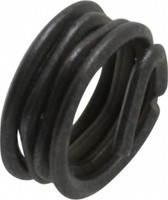 Recoil Screw-Locking Insert: Stainless Steel, M5 x 0.80 Metric Coarse, 1D 5 mm OAL, Tangless, Dry Film Lubricant Finish, Stainless Steel 15052MAD - 91908566