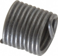 Recoil Screw-Locking Insert: Stainless Steel, M5 x 0.80 Metric Coarse, 2D 10 mm OAL, Tangless, Dry Film Lubricant Finish, Stainless Steel 15054MAD - 91908608