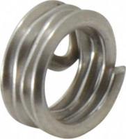 Recoil Screw-Locking Insert: Stainless Steel, M6 x 1.00 Metric Coarse, 1D 6 mm OAL, Tangless, Bright Finish, Stainless Steel 15062MA - 86966223