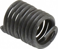 Recoil Screw-Locking Insert: Stainless Steel, M6 x 1.00 Metric Coarse, 2D 12 mm OAL, Tangless, Dry Film Lubricant Finish, Stainless Steel 15064MAD - 91908657