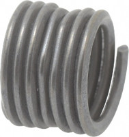 Recoil Screw-Locking Insert: Stainless Steel, M8 x 1.25 Metric Coarse, 1-1/2D 12 mm OAL, Tangless, Dry Film Lubricant Finish, Stainless Steel 15083MAD - 91908723