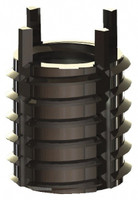 Jergens Thread Locking Insert: M12 x 1.25 Internal Thread, M18 x 1.5 External Thread, Metric Fine, 18 mm OAL, Heavy-Duty Keylocking Stainless Steel 215-066569 - 02232502