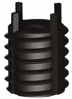 Jergens Thread Locking Insert: M24 x 2 Internal Thread, M33 x 2 External Thread, Metric Fine, 33 mm OAL, Heavy-Duty Keylocking Carbon Steel 215-066175 - 82498668