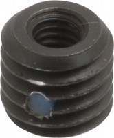 Made in USA Thread Locking Insert: M4 x 0.7 Internal Thread, M8 x 1.25 External Thread, Metric Coarse, 0.2953" OAL, Thread Repair Carbon Steel 29202 - 06845044