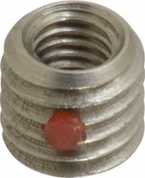 Made in USA Thread Locking Insert: M5 x 0.8 Internal Thread, M8 x 1.25 External Thread, Metric Coarse, 0.296" OAL, Thread Repair Stainless Steel 29223 - 00358416