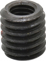 Made in USA Thread Locking Insert: M6 x 1 Internal Thread, 3/8-16 External Thread, Metric Coarse, 13/32" OAL, Thread Repair Carbon Steel 29304 - 06846067
