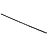 SPI Steel Rule: 24" OAL, English & Metric Graduation, Flexible, 3/4" OAW Black, Black Chrome-Plated, 1/2, 1/32 & 1/64" Graduation 13-929-5 - 78988953