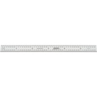 SPI Steel Rule: 6" OAL, English & Metric Graduation, Flexible, 1/2" OAW Silver, Satin Chrome-Plated, 1/2, 1/32 & 1/64" Graduation 13-864-4 - 69745990